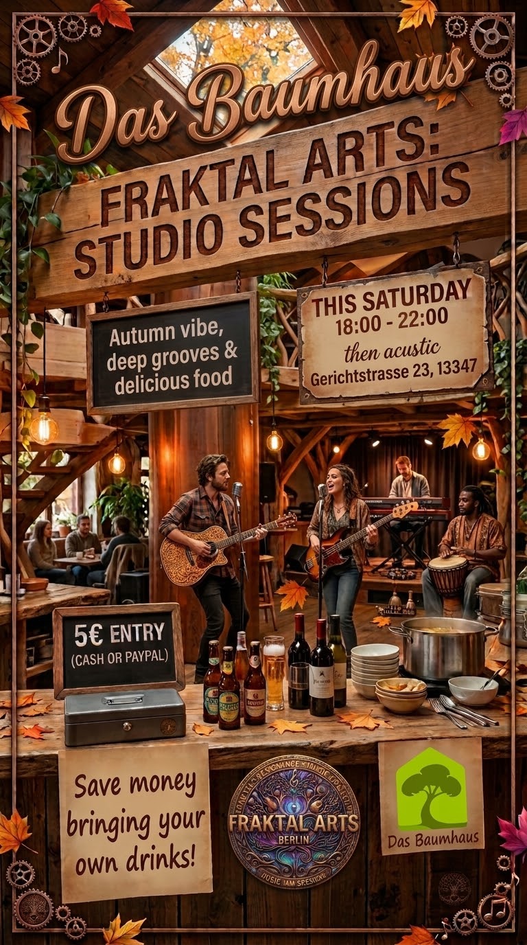 Poster for Fraktal Arts: Studio Sessions