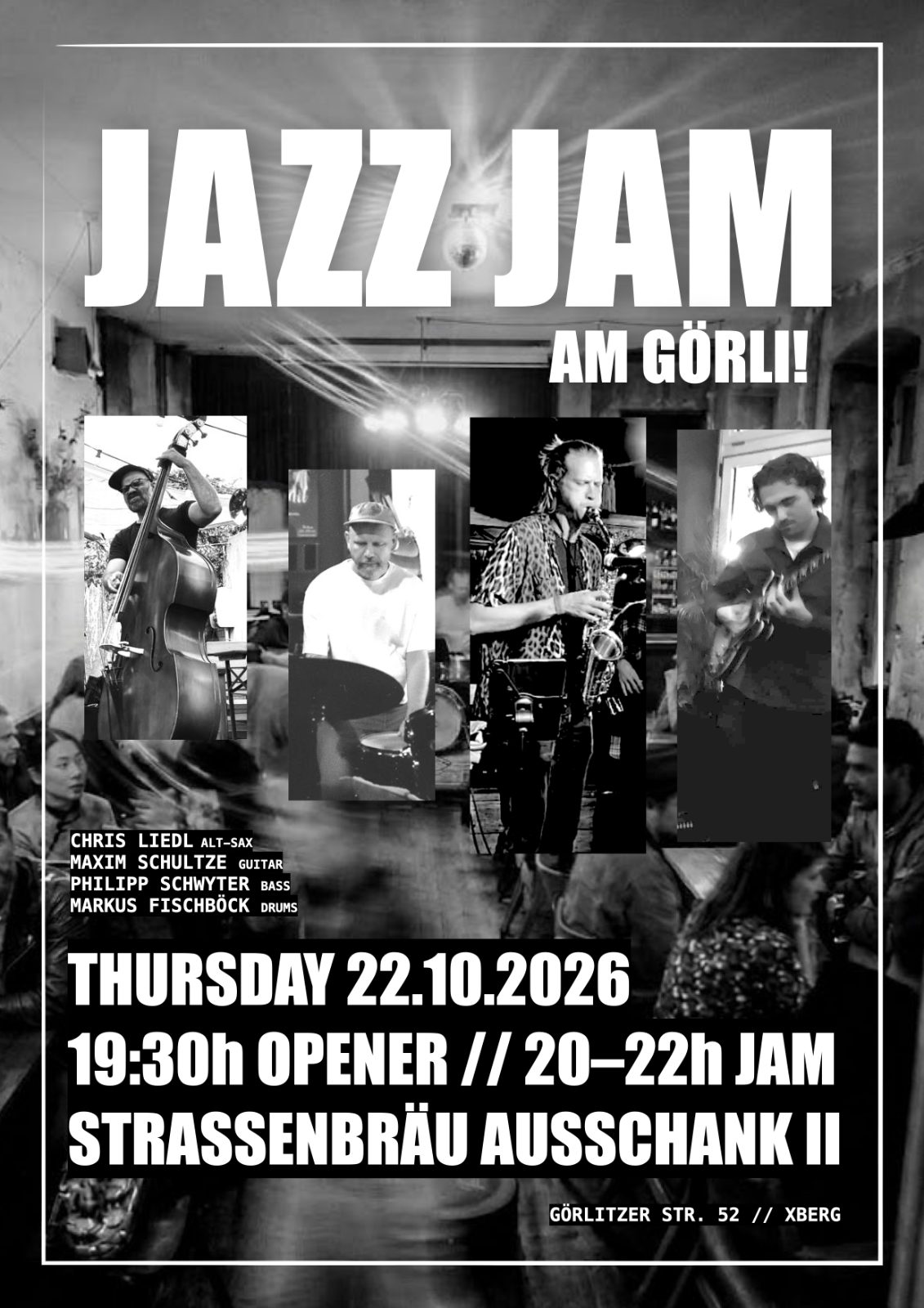 Poster for Jazz Jam am Görli!