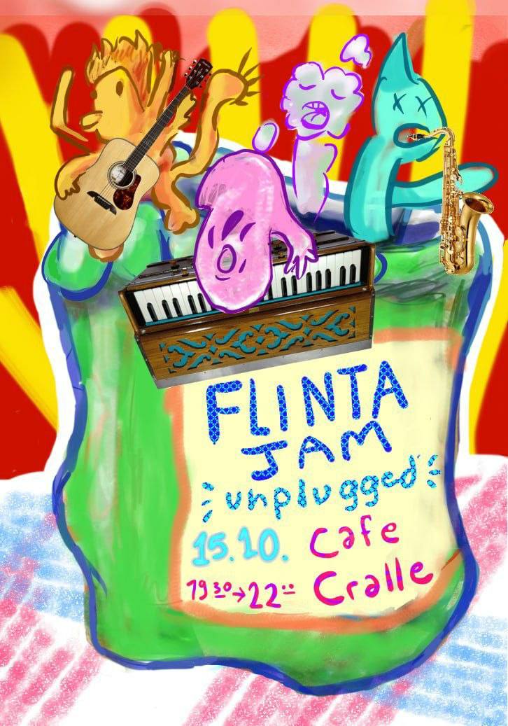 Poster for FLINTA Jam Unplugged