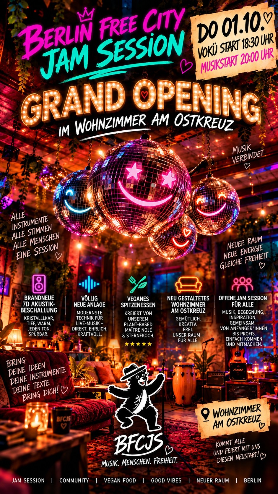 Poster for Berlin Free City Jam Session