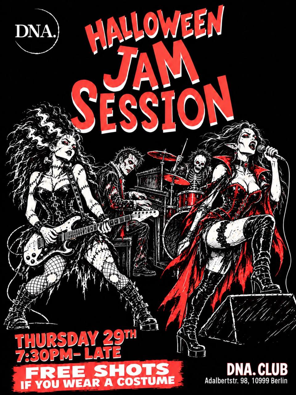 Poster for Halloween Jam Session