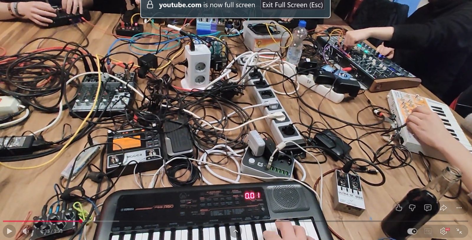 Poster for Music Synthesizer Meetup and Jam Session
